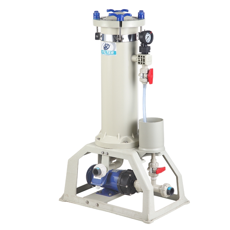 電鍍過濾機上蓋漏水怎么辦?