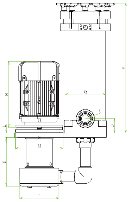 MKK槽內(nèi)立式藥液過濾一體機(jī)
